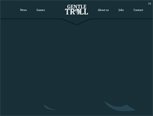 Tablet Screenshot of gentletroll.com